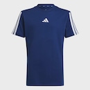 Camiseta Adidas 3 Stripes Essentials Infantil - Foto 5