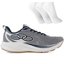 Tênis Masculino Olympikus Circuito + 3 Pares de Meias - Foto 1
