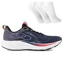 Tênis Masculino Olympikus Circuito + 3 Pares de Meias - Foto 1