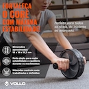 Kit Crossfit Vollo Suporte Flexão + Roda Treino Abdominal - Foto 6