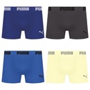 Kit 4 Cuecas Puma Boxer Sem Costura Masculina - Foto 1