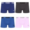 Kit 4 Cuecas Puma Boxer Sem Costura Masculina - Foto 1