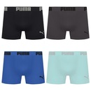 Kit 4 Cuecas Puma Boxer Sem Costura Masculina - Foto 1