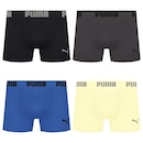 Kit 4 Cuecas Puma Boxer Sem Costura Masculina - Foto 1