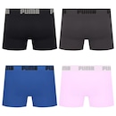 Kit 4 Cuecas Puma Boxer Sem Costura Masculina - Foto 2