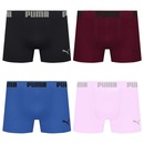 Kit 4 Cuecas Puma Boxer Sem Costura Masculina - Foto 1