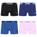 Kit 4 Cuecas Puma Boxer Sem Costura Masculina - Foto 1