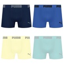 Kit 4 Cuecas Puma Boxer Sem Costura Masculina - Foto 1