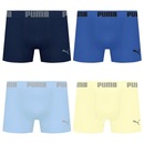 Kit 4 Cuecas Puma Boxer Sem Costura Masculina - Foto 1