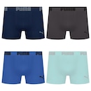 Kit 4 Cuecas Puma Boxer Sem Costura Masculina - Foto 1