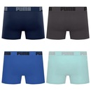 Kit 4 Cuecas Puma Boxer Sem Costura Masculina - Foto 2