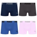 Kit 4 Cuecas Puma Boxer Sem Costura Masculina - Foto 1