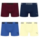 Kit 4 Cuecas Puma Boxer Sem Costura Masculina - Foto 1