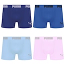 Kit 4 Cuecas Puma Boxer Sem Costura Masculina - Foto 1