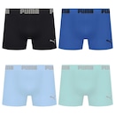 Kit 4 Cuecas Puma Boxer Sem Costura Masculina - Foto 1