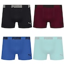Kit 4 Cuecas Puma Boxer Sem Costura Masculina - Foto 1