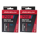 Par Câmara de ar 700x18/25 bike speed Arisun bico fino 80 mm - Foto 1