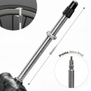 Par Câmara de ar 700x18/25 bike speed Arisun bico fino 80 mm - Foto 2