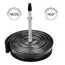 Câmara de ar 700 x 18/25 bike speed Arisun bico fino 80 mm - Foto 3