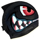 Touca de Natação Gold Sports Kids Bad Shark de Silicone - Foto 2