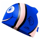 Touca de Natação Gold Sports Kids Fish de Silicone - Foto 1