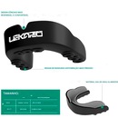 Protetor Bucal Gold Sports Profissional Lekaro V Com Caixa - Foto 4