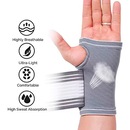 Munhequeira de Pulso Gold Sports Pro Tendinite de Compressão com Bandagem de Ajuste - Foto 3