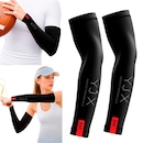 Manguito Longo Térmico e Compressão Gold Sports Adulto Dry YJX Proteção Solar Uv+50 - 2 pçs - Foto 4