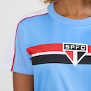 Camisa Do São Paulo Baby Look Desejo Braziline Feminino - Foto 3