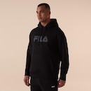 Casaco Com Capuz Fila Comfort Letter III Masculino - Foto 1