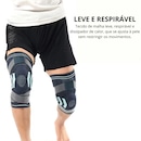 Joelheira Compressão DK Estabilizador Silicone Gel Ajustável - Foto 3