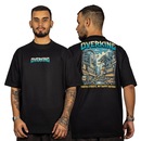 Camiseta Overking Oversized Godzilla Masculina - Foto 4