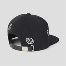 Bone Aba Reta Strap Back Fitão Lost Full Saturn Lost Unissex - Foto 2