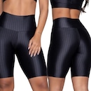 Bermuda Fitness New Zig 3D Vekyo Poliamida Cós Alto - Moda Feminina - Foto 3