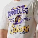 Camiseta New Era LA Lakers NBA Graphic Masculina - Foto 3