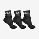 Meia Cano Médio Fila Br Unissex - 3 pares - Foto 1