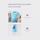 Meia Cano Médio Esportiva Gold Sports Maratona Profissional de Corrida - Foto 4