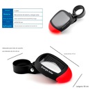 Lanterna traseira de Bike Gold Sports Led Vison a Energia Solar - Foto 4
