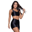 Conjunto Top e Short New Zig 3D Vekyo Bojo Compressão Moda Fitness - Foto 2