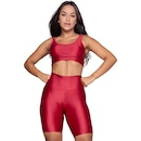 Conjunto Top e Bermuda New Zig 3D Vekyo Bojo Compressão Moda Fitness - Foto 2
