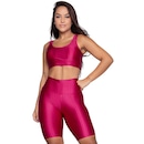 Conjunto Top e Bermuda New Zig 3D Vekyo Bojo Compressão Moda Fitness - Foto 1