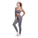 Conjunto Top Alça Fina e Calça Suplex Vekyo Moda Fitness Feminina - Foto 2