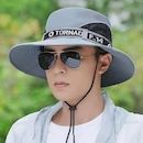 Chapéu Australiano Pescador TJK Canavieiro Respirável Protetor Solar Pesca Trilha Camping - Foto 5