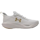 Tênis Under Armour Charged Slight 3 SE Corrida Branco e Dourado - Masculino - Foto 1