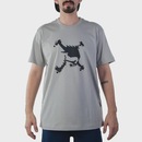 Camiseta Oakley Heritage Skull Tee Cement Masculino - Foto 1