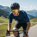 Óculos de sol esportivo HB Edge R performance Gold espelhado - Foto 4