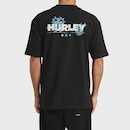 Camiseta Especial MaxFit Hurley Letters Masculina - Foto 2