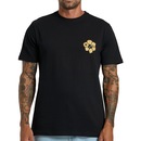 Camiseta Hurley Hibiskull SM26 Masculina Preto - Foto 1
