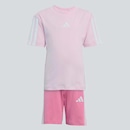 Conjunto adidas Essentials 3 Stripes Infantil - Foto 4