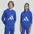 Blusão adidas Essentials Big Logo Com Capuz Infantil - Foto 1